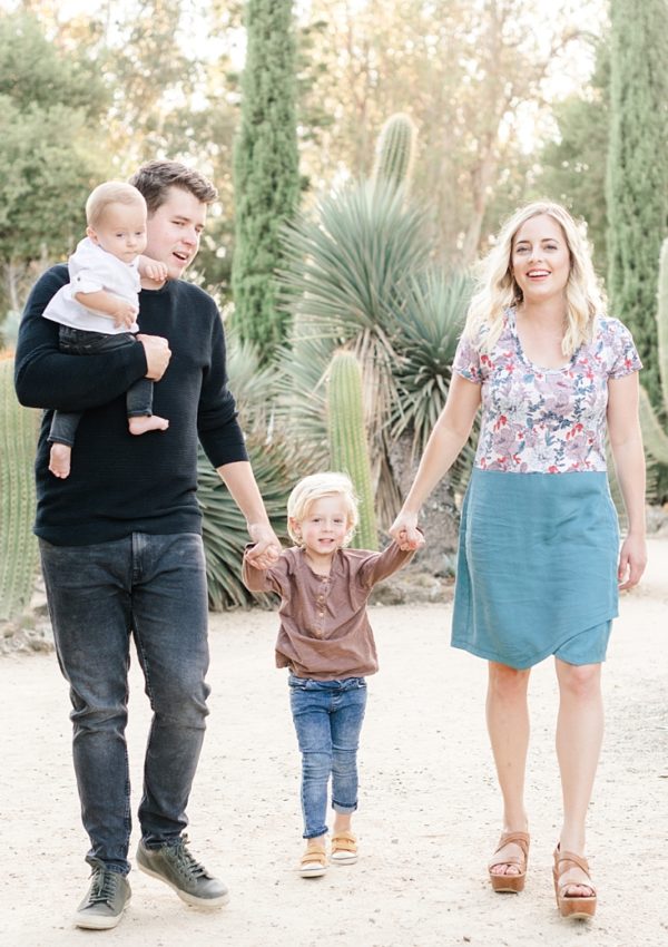 Morgan & Jacob – Family Session | Arizona Cactus Garden| Palo Alto