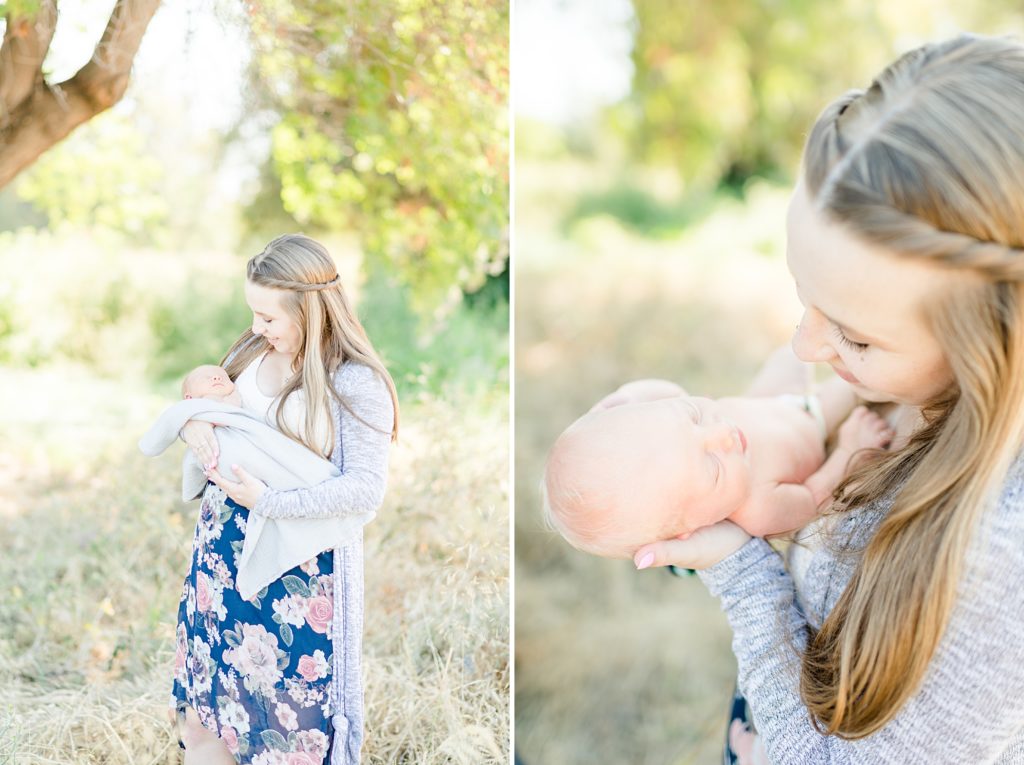 Rose Garden Lifestyle Newborn Session