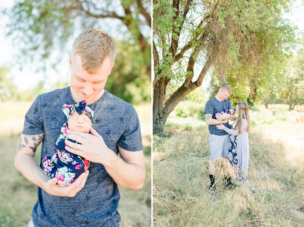Rose Garden Lifestyle Newborn Session
