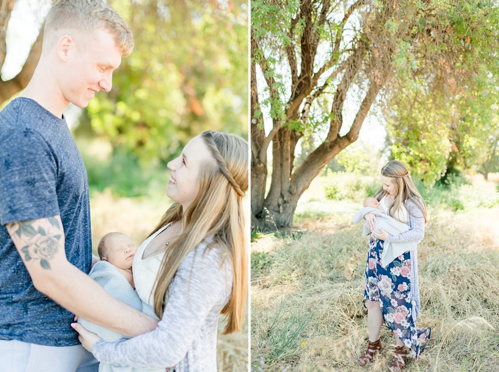 Rose Garden Lifestyle Newborn Session
