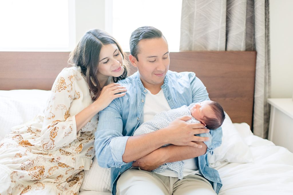 Lifestyle Newborn Photo Session in Morgan Hill 