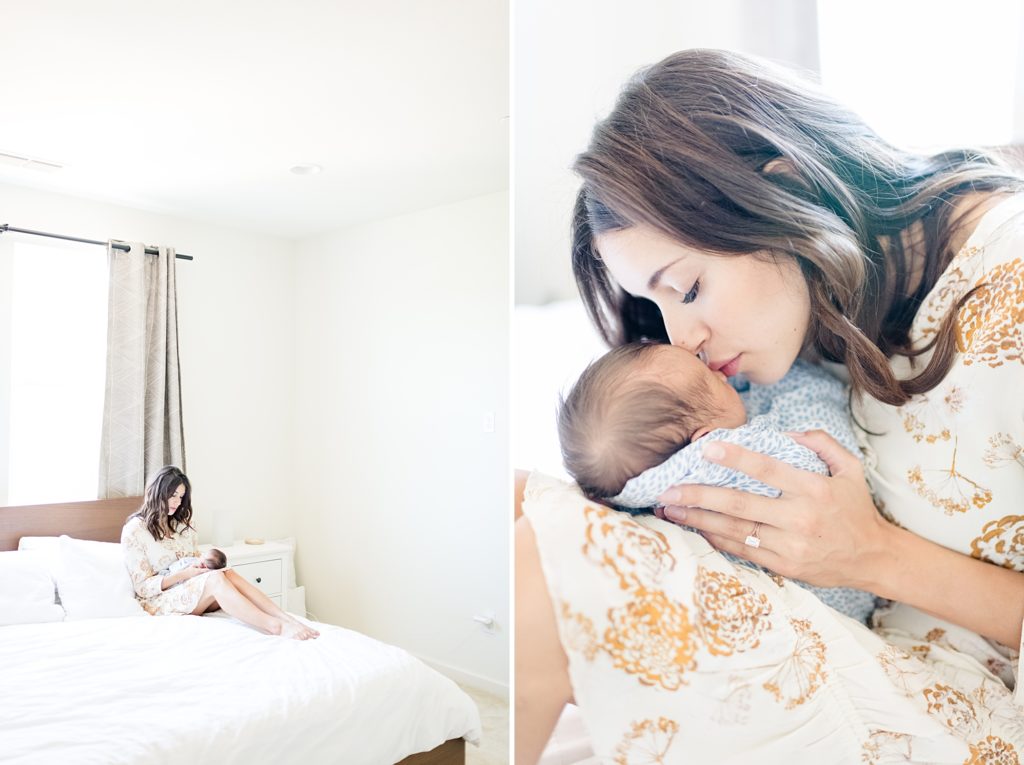 Lifestyle Newborn Photo Session in Morgan Hill 