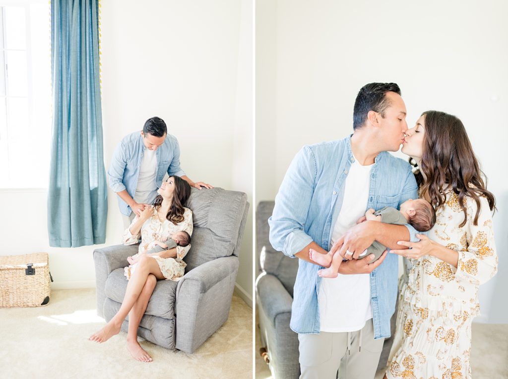 Lifestyle Newborn Photo Session in Morgan Hill 