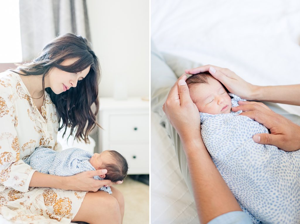 Lifestyle Newborn Photo Session in Morgan Hill 