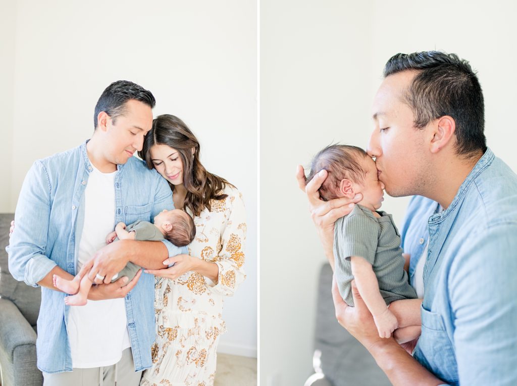 Lifestyle Newborn Photo Session in Morgan Hill 