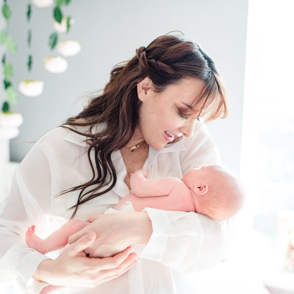 Bay Area Mommy and Me Lifestyle Newborn Session