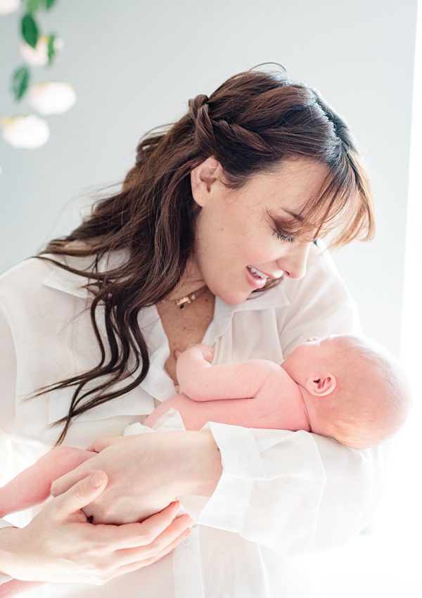 Bay Area Mommy and Me Lifestyle Newborn Session