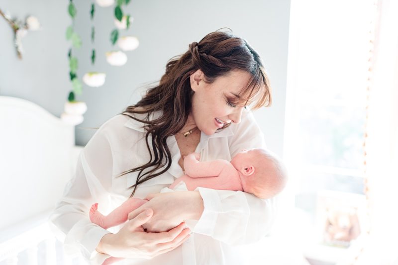 Bay Area Mommy and Me Lifestyle Newborn Session