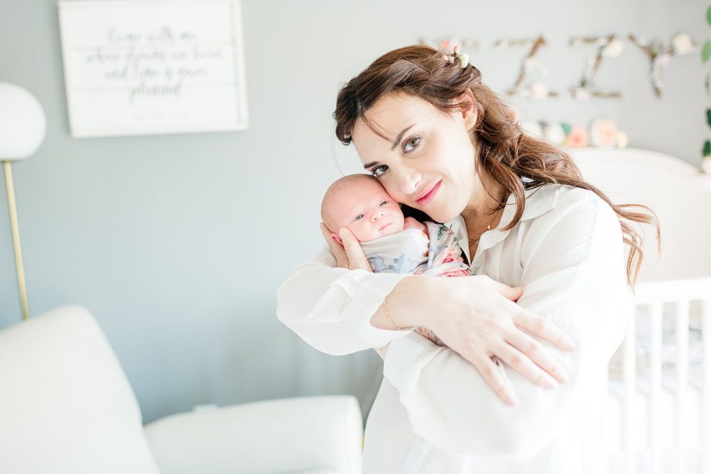 Bay Area Mommy and Me Lifestyle Newborn Session