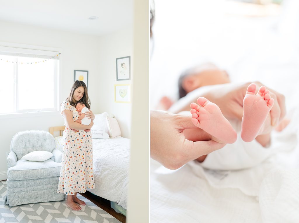 San Jose Light and Airy Newborn Photography