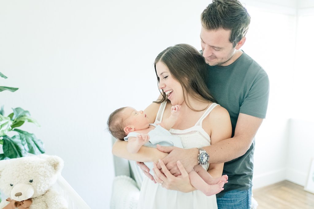 San Jose Light and airy Lifestyle newborn session