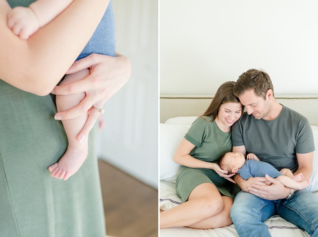 San Jose Light and airy Lifestyle newborn session