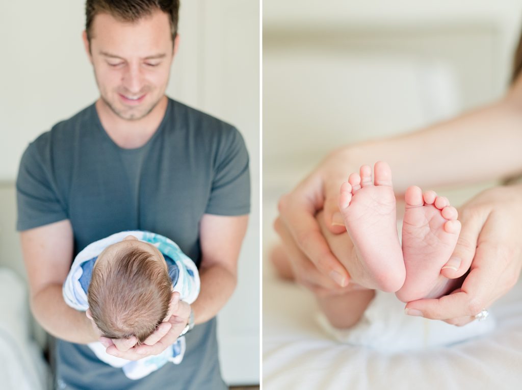 San Jose Light and airy Lifestyle newborn session