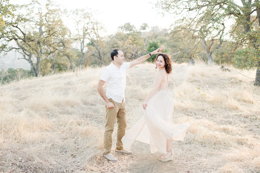 San Jose Outdoor family photoshoot with a baby