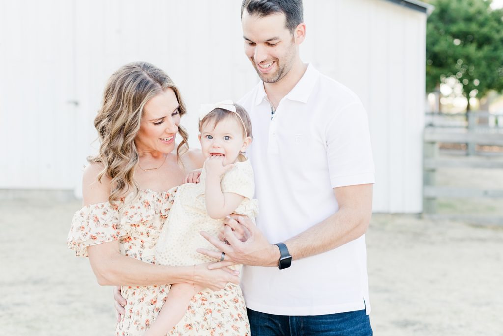 San Jose White Barn Light and Airy Family Session