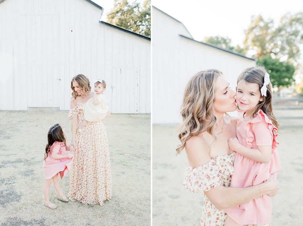 San Jose White Barn Light and Airy Family Session
