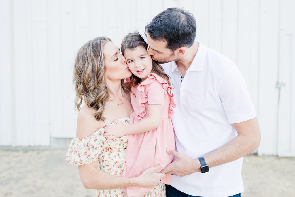 San Jose White Barn Light and Airy Family Session