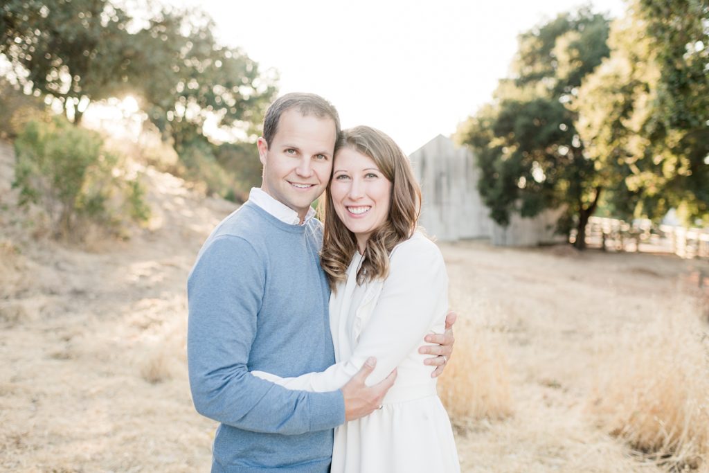 San Jose Fall family session white barn