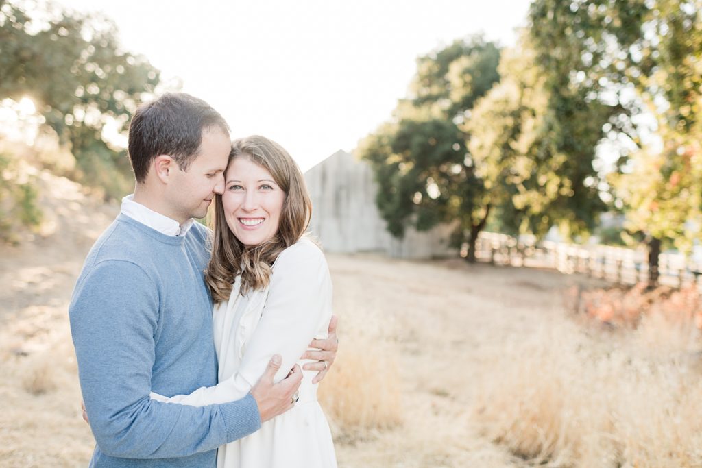 San Jose Fall family session white barn