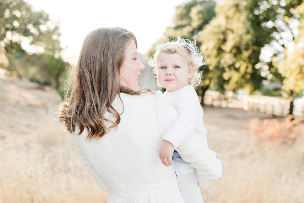 San Jose Fall family session white barn