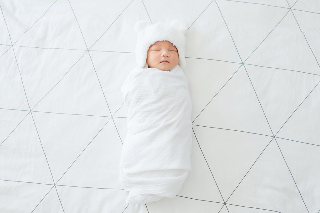 light and airy newborn photography