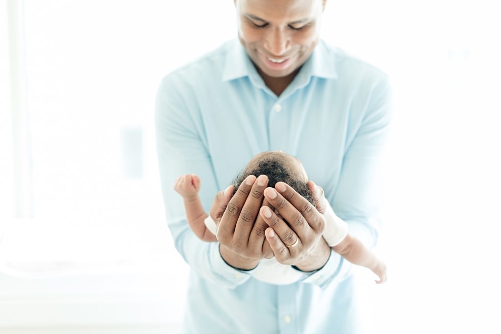 light and airy newborn photography