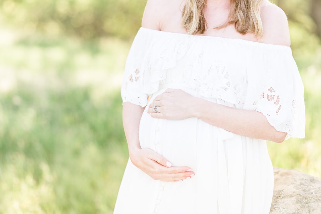 Almaden Spring maternity photoshoot