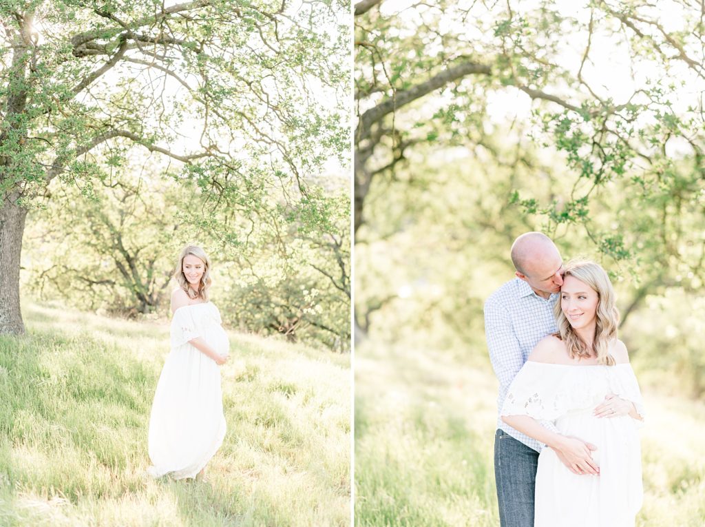 Almaden Spring maternity photoshoot