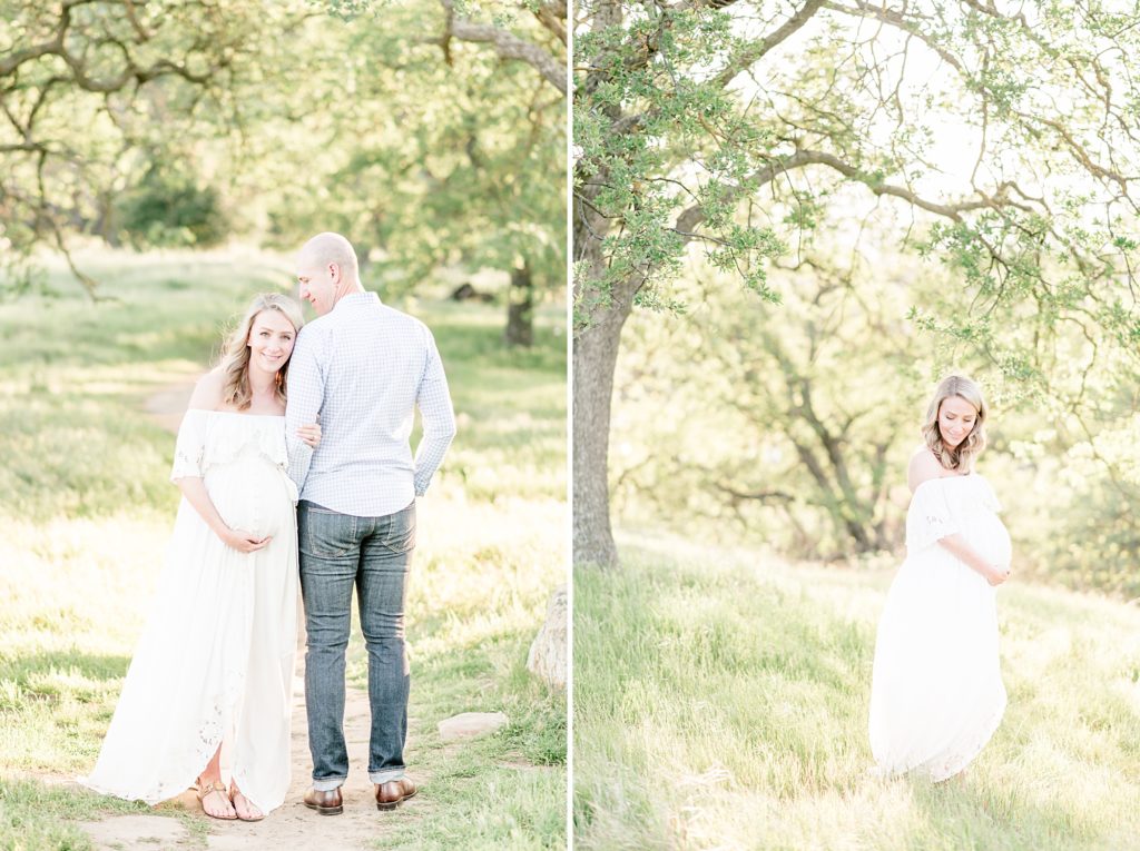 Almaden Spring maternity photoshoot