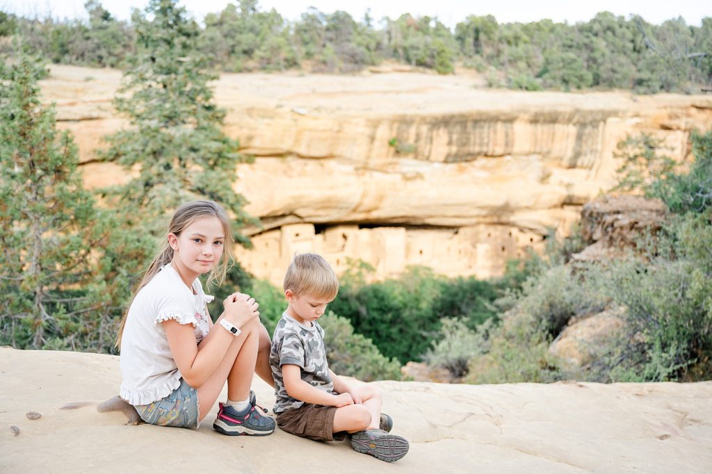 Mesa Verde National Park. Family Trip to Colorado