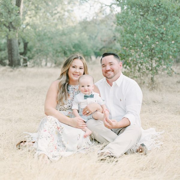 family photoshoot on film