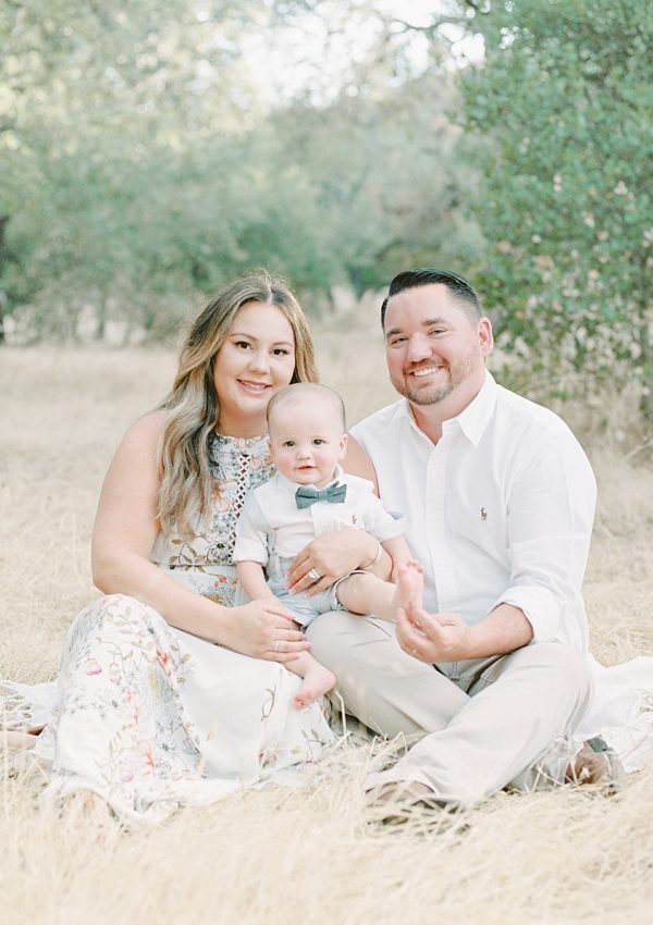 family photoshoot on film