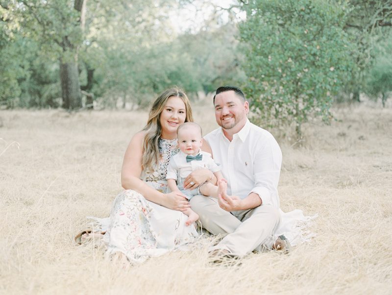 family photoshoot on film