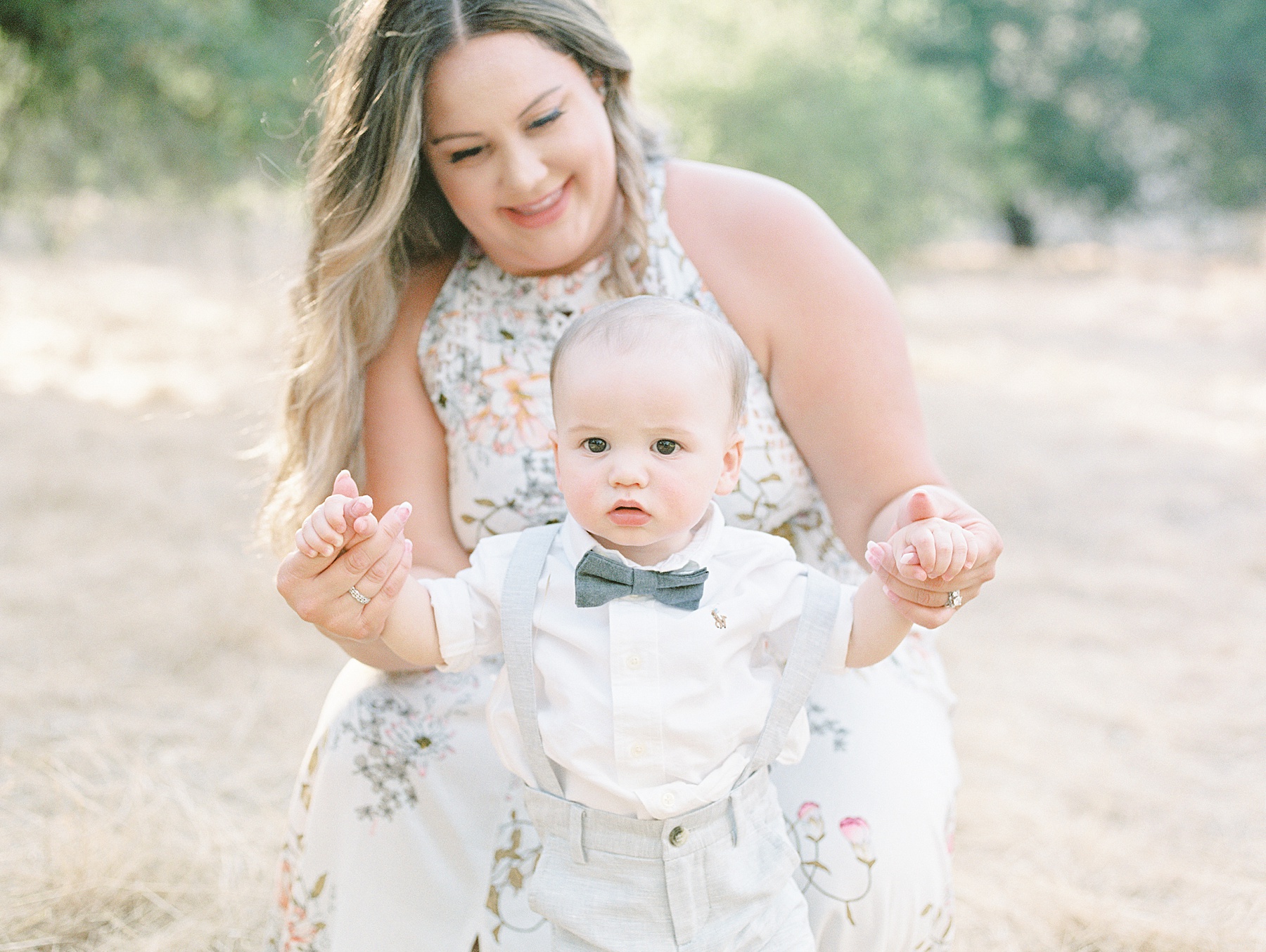 family photoshoot on film