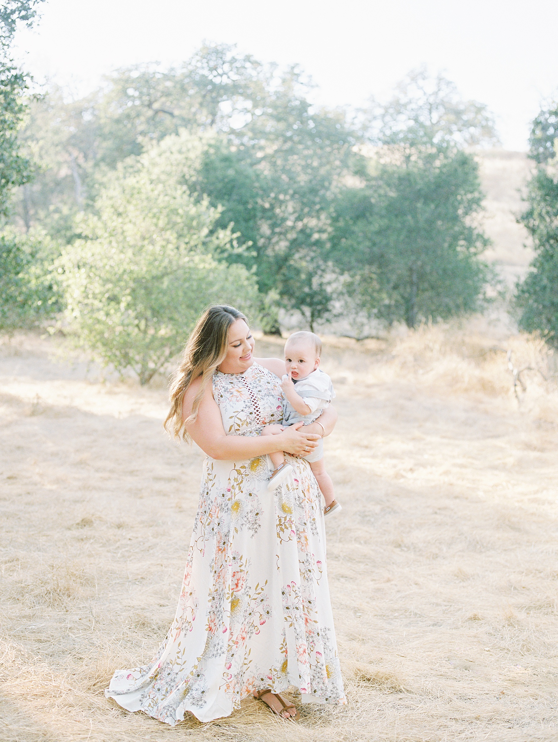 family photoshoot on film