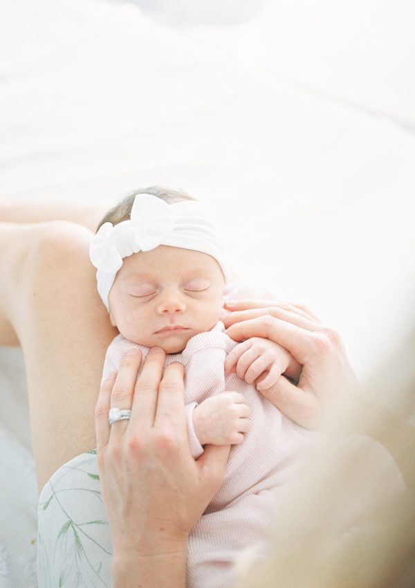 Newborn Photo Session on Film | Meredith & Mark