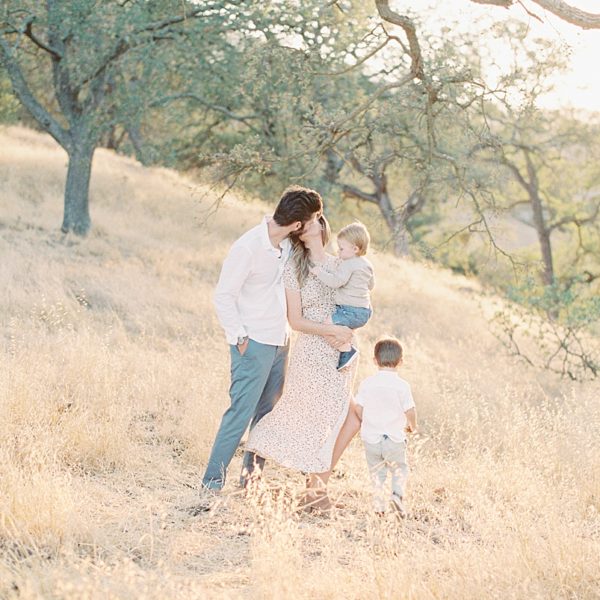 Almaden valley family photoshoot
