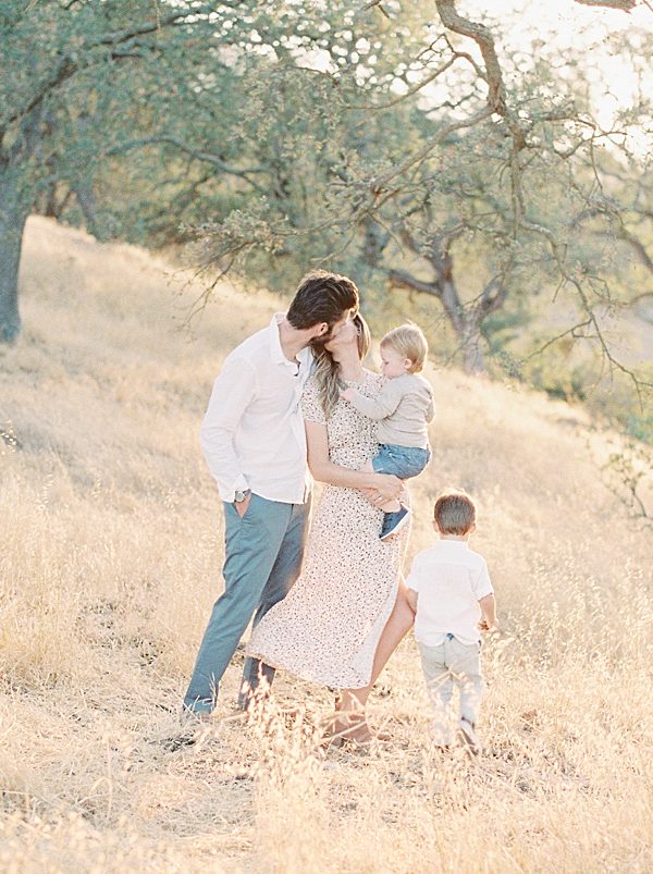 Almaden valley family photoshoot