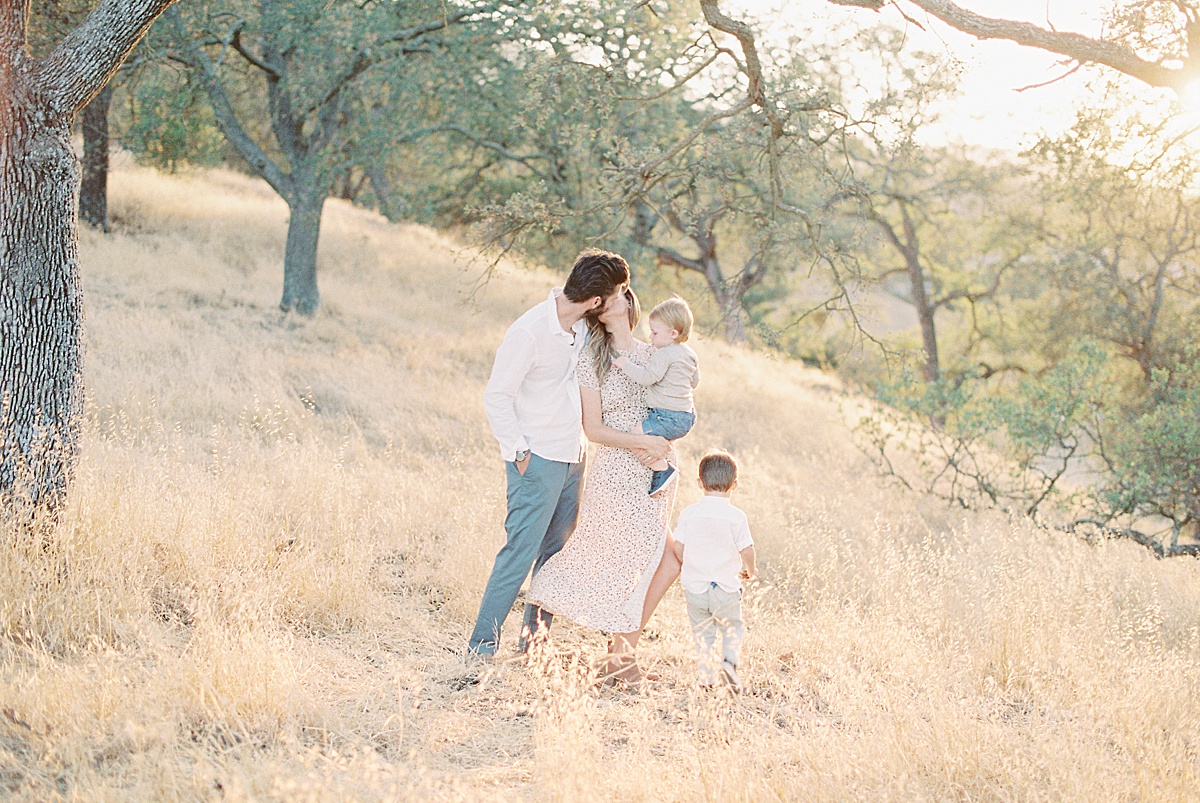 Almaden valley family photoshoot