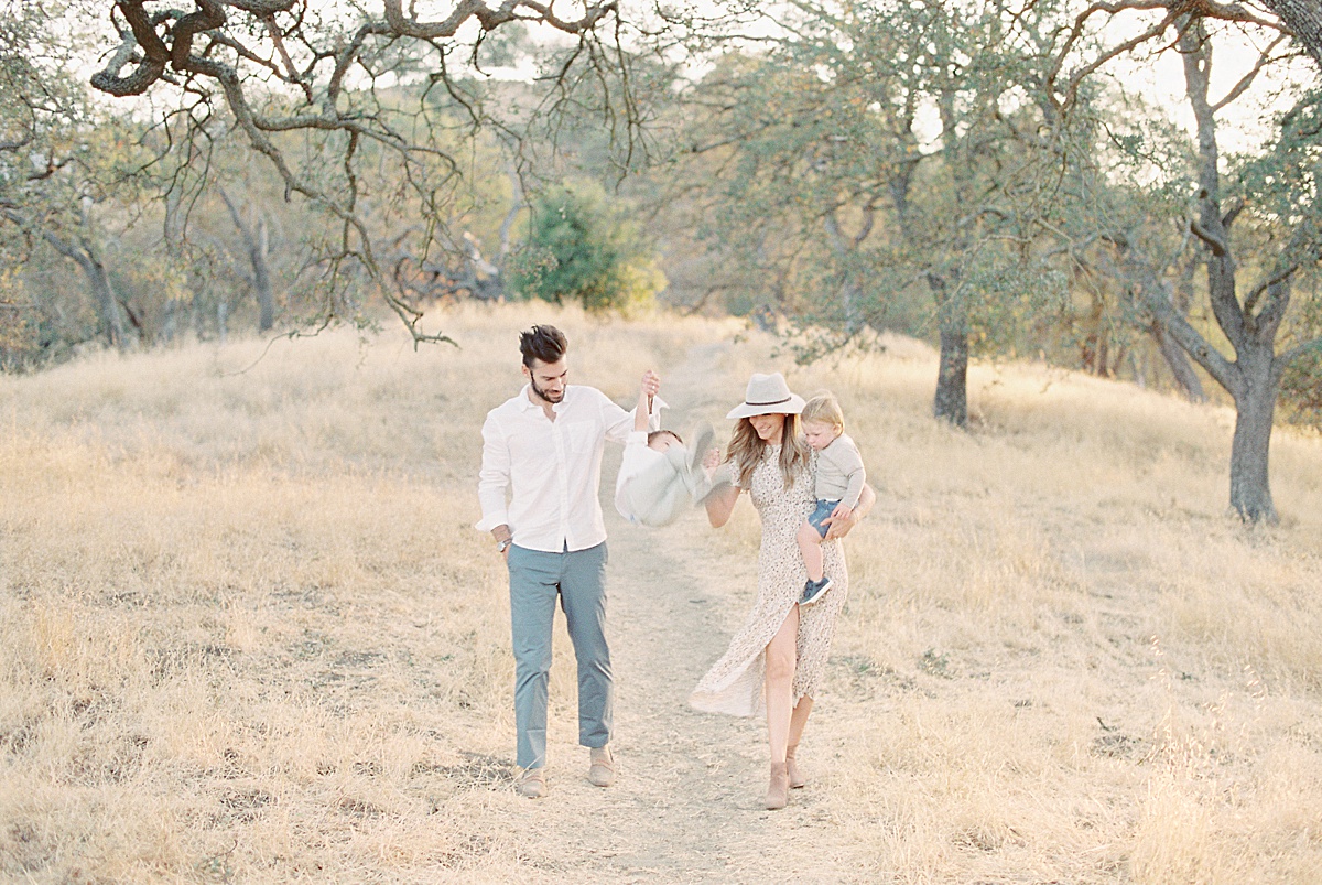 Almaden valley family photoshoot