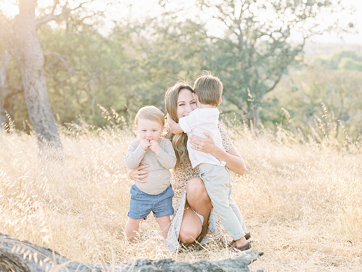 Almaden valley family photoshoot