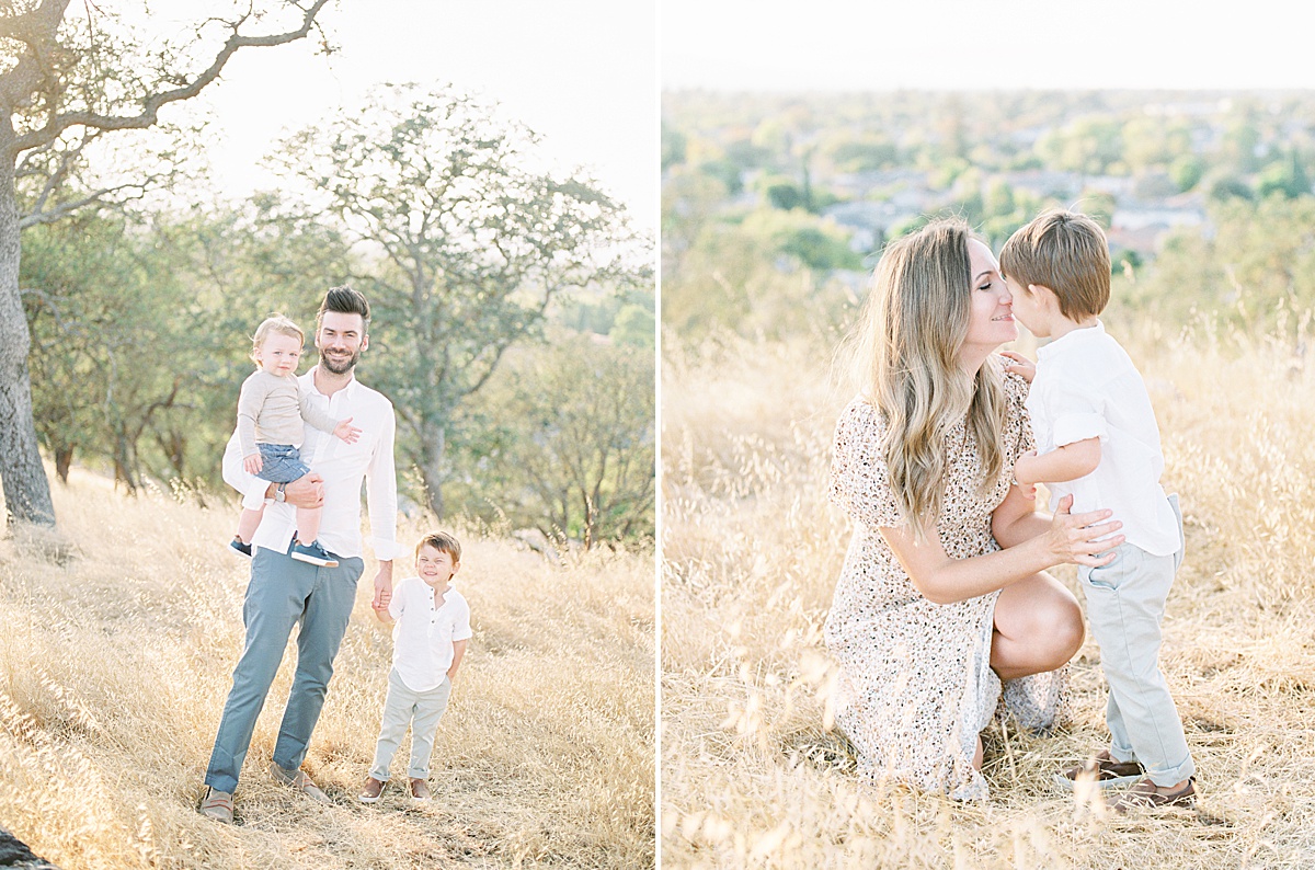 Almaden valley family photoshoot