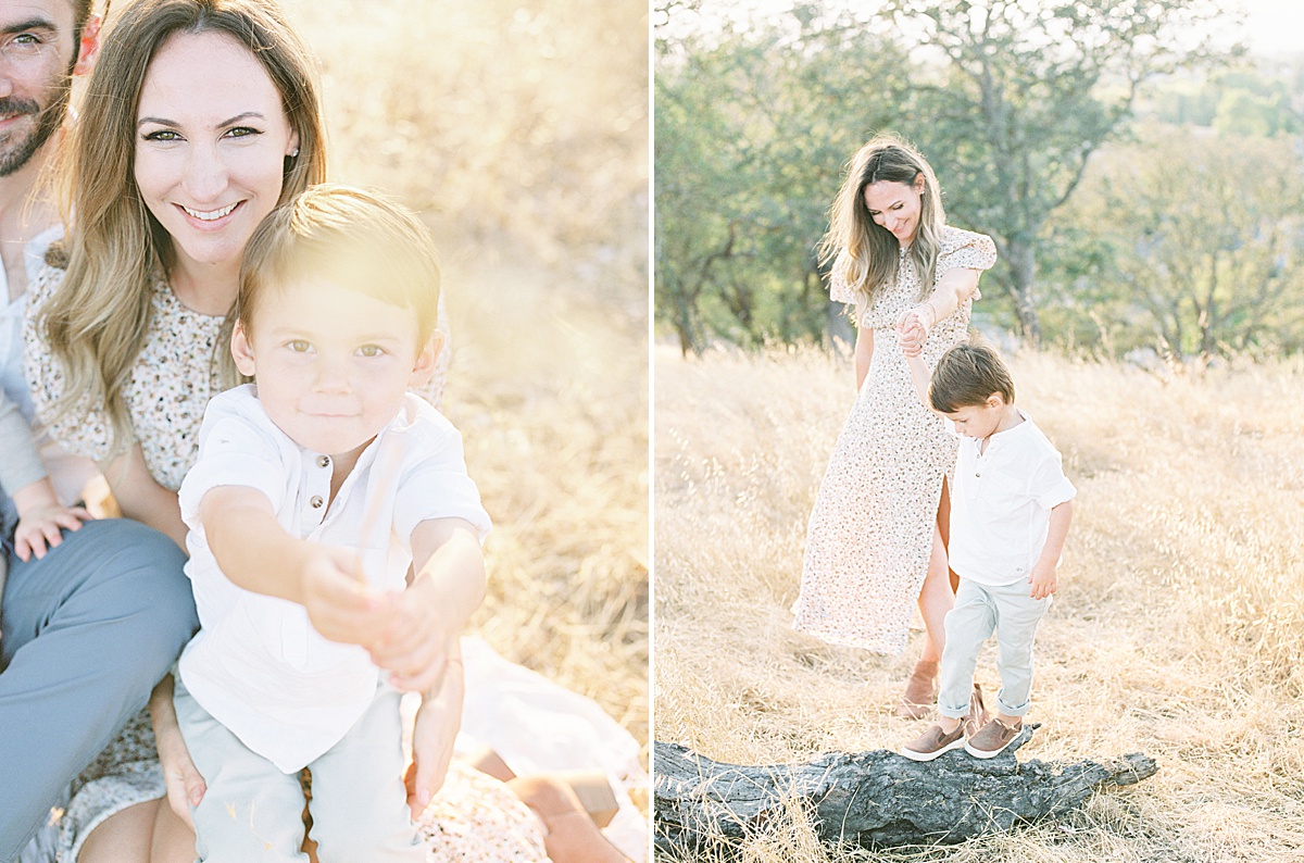 Almaden valley family photoshoot