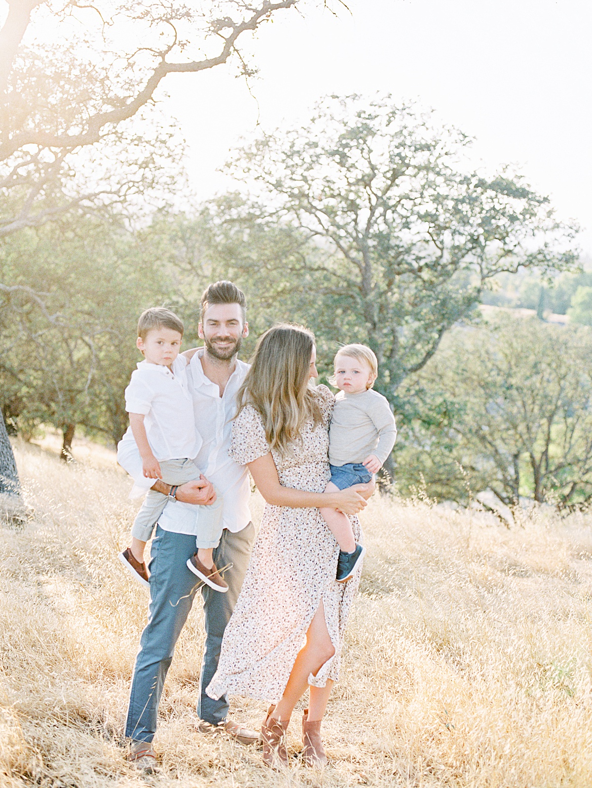 Almaden valley family photoshoot