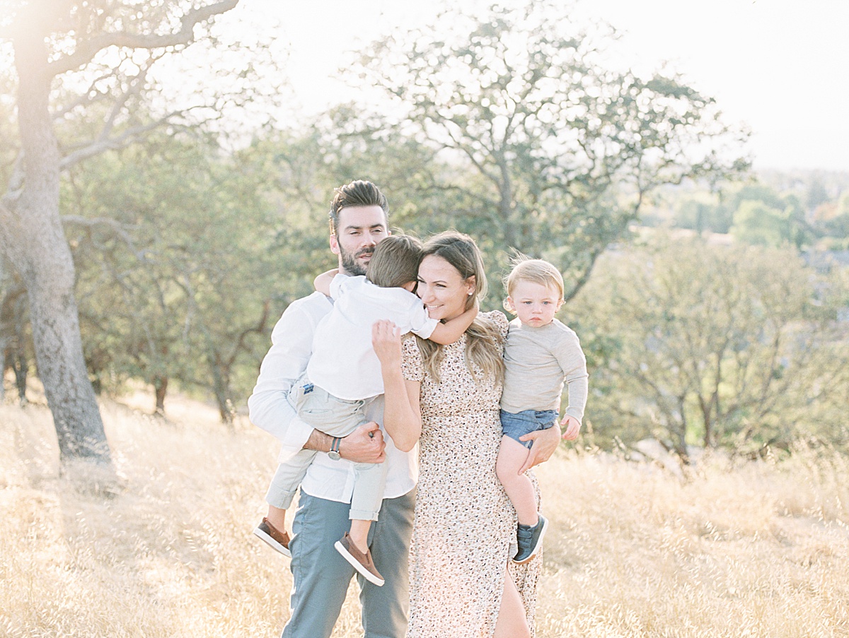 Almaden valley family photoshoot