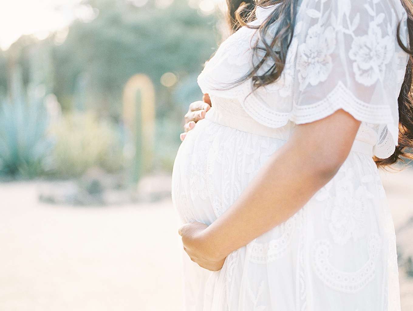 Cactus Garden maternity Photoshoot