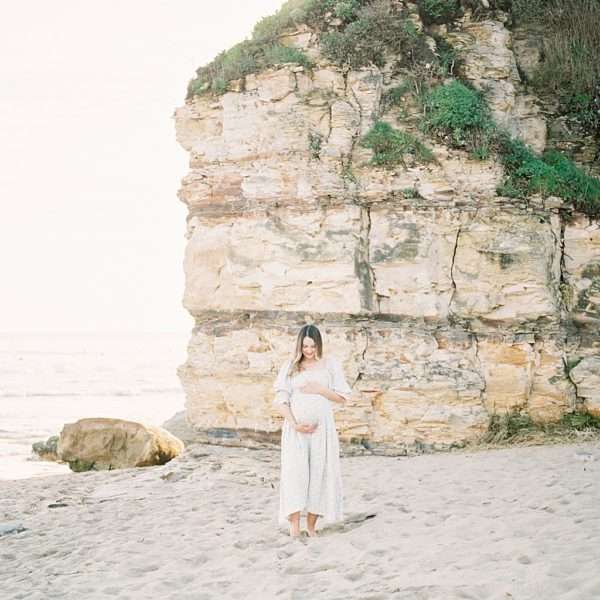beach maternity photos