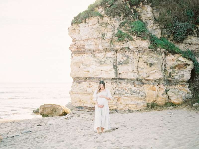 beach maternity photos