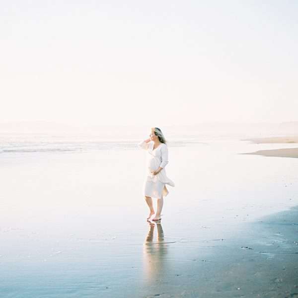 Sunset Beach Maternity Photoshoot