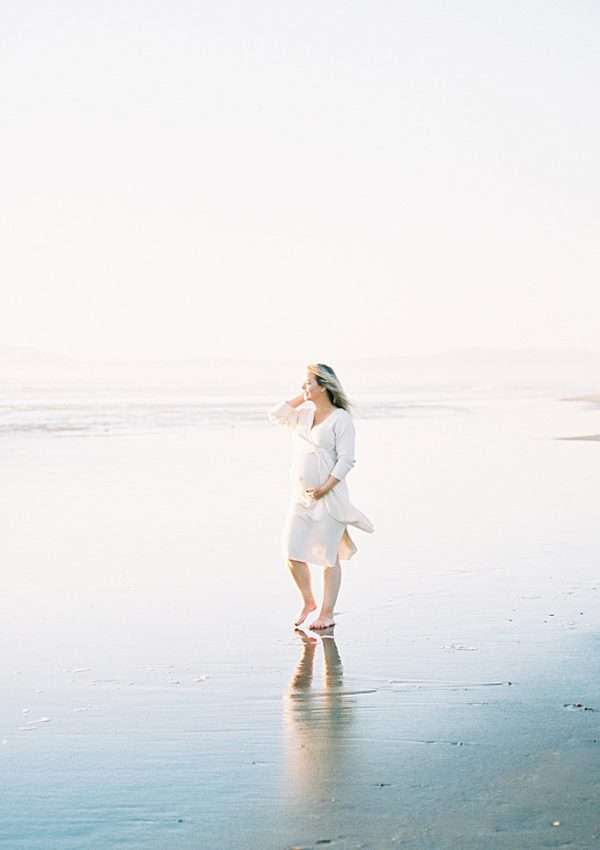 Sunset Beach Maternity Photoshoot